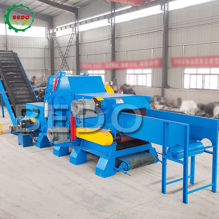 Ηλεκτρική δασική μηχανή κόψιμο ξύλου Custom Color High Capacity Industrial Drum Shredder