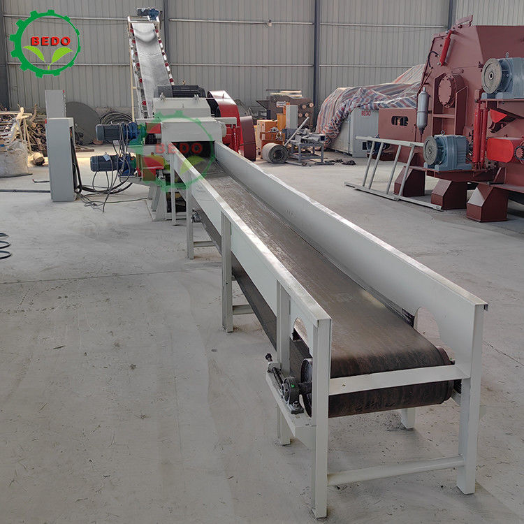 55KW 590rpm Εμπορική μηχανή συντρίμμιας ξυλείας τύπου τύπου τύπου θραύσης θραύσης βαρέος φόρος