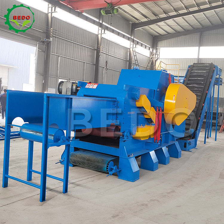 Ηλεκτρική δασική μηχανή κόψιμο ξύλου Custom Color High Capacity Industrial Drum Shredder