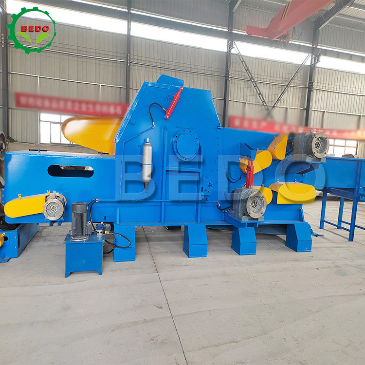 Ηλεκτρική δασική μηχανή κόψιμο ξύλου Custom Color High Capacity Industrial Drum Shredder