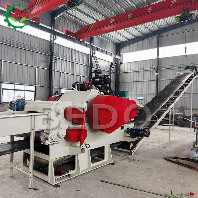 8500kg Diesel Powered Wood Tree Chipping Machine Customizable Color for Professional Use