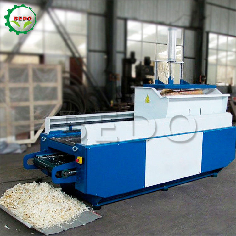 7,5kw Ανθρακούχο Χάλυβας Ξύλο Μηχανή 3600rpm Alloy Steel Blade 300kg/h Μονάδα Παραγωγής