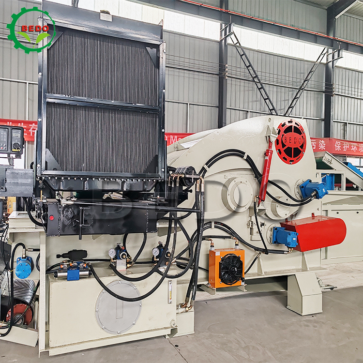 2pcs Blade Υδραυλικός κινητήρας ξυλοκόπημα μηχανή ομαλή τροφοδοσία μεταφορέας Βιομηχανικό τύπου τύπου τύπου θραύσης