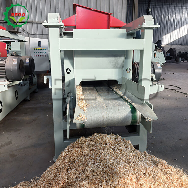 Ρυθμιζόμενη αυτόματη μηχανή πλανίσματος και ξυλοτεμαχισμού βαρέως τύπου 380V 1-10 mm για επεξεργασία ξύλου