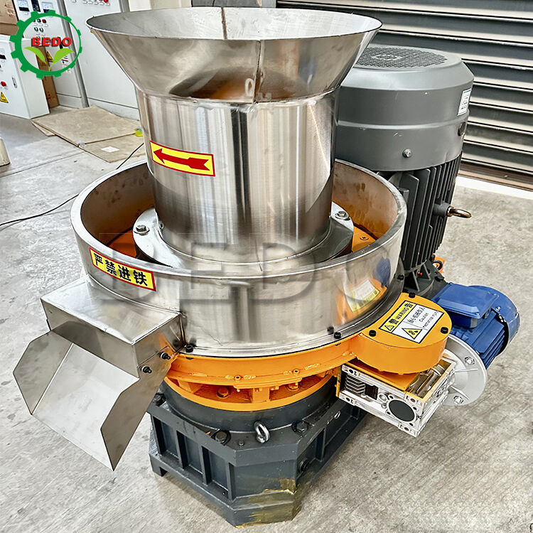 Μηχανή Παραγωγής Πέλλετ Ξύλου Υψηλής Απόδοσης με Μήτρα από Ανοξείδωτο Χάλυβα και Χωρητικότητα 500kg/h για Παραγωγή Πέλλετ Βιομάζας