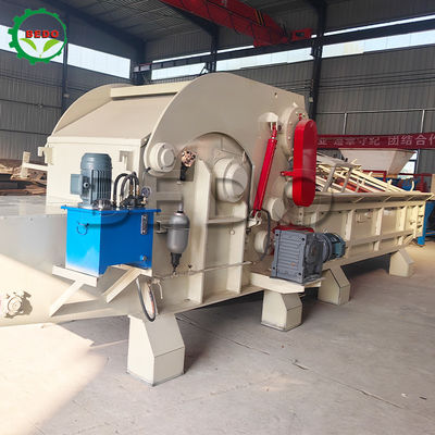 Μηχανή συντρίβωσης ξύλου 160KW με μέγεθος εισόδου 1040 * 500mm και ισχύ τροφοδοσίας κινητήρα 5.5KW 5.5KW
