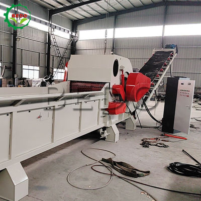 25-35MM Τελική ξυλεία Τεμάχια Μέγεθος ξυλεία Shredder Μηχανή για βαρύ φορτίο θρυμματισμού του ξύλου