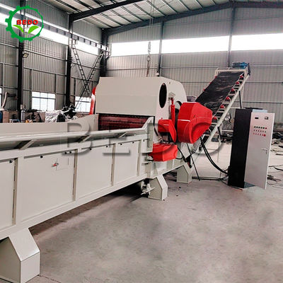 Υψηλής χωρητικότητας 160KW βαριά αλυσίδα τροφοδότης τύμπανο θρυμματιστής ξυλείας για εργοστάσιο παραγωγής ηλεκτρικής ενέργειας
