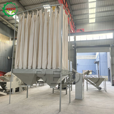 Μηχανή κατασκευής βιομηχανικής σκόνης ξύλου με συλλέκτη σκόνης