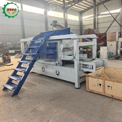 7.5kw Μηχανή ξυλείας 125mm κυλίνδρος 400kg/h χωρητικότητα αποδοτικός εξοπλισμός επεξεργασίας ξύλου