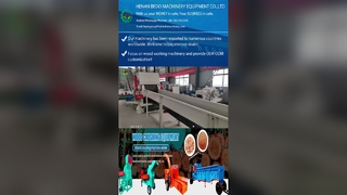 Αυτόματος θρυμματιστής τυμπάνου τροφοδοσίας ξύλου με προστασία υπερφόρτωσης ασφαλείας και έλεγχο PLC